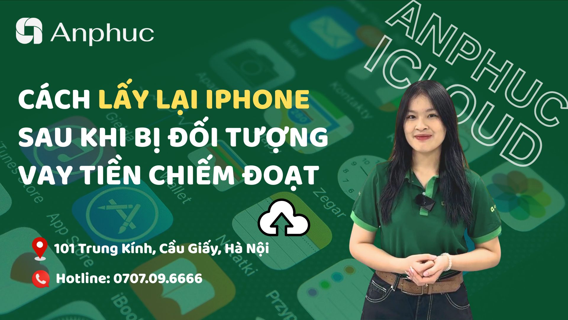 Cách lấy lại iPhone sau khi bị đối tượng vay tiền chiếm đoạt