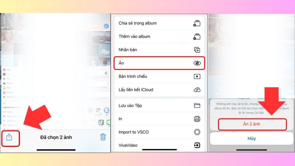 Ẩn ảnh iPhone mẹo sử dụng iPhone